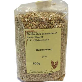 Buchweizen ganz 500 g – jetzt kaufen bei Stadtmühle Waldenbuch Onlineshop