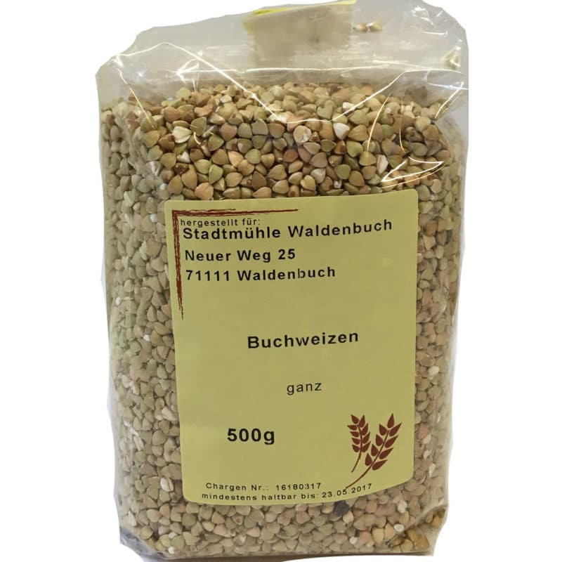 Buchweizen ganz 500 g – jetzt kaufen bei Stadtmühle Waldenbuch Onlineshop