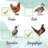 Geeignet für Ziergeflügel und Huhn