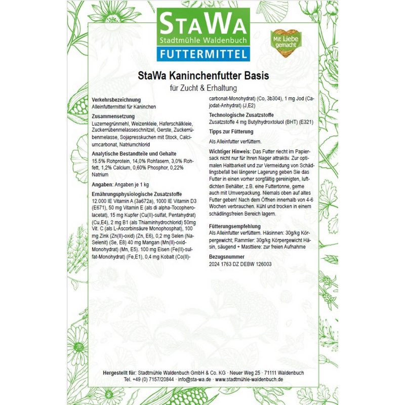 StaWa Kaninchen Basis