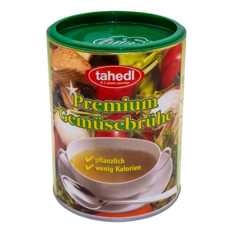 Tahedl Premium Gemüsebrühe 540 g - ACHTUNG (MHD 27.12.2022!!) – jetzt kaufen bei Stadtmühle Waldenbuch