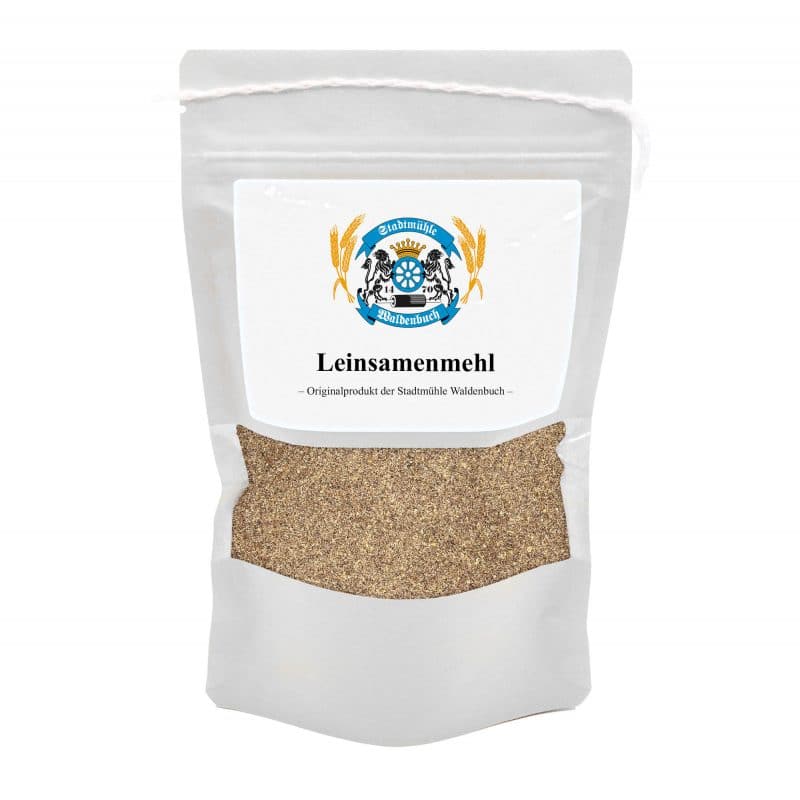 Leinsamenmehl teilentölt 1 kg – jetzt kaufen bei Stadtmühle Waldenbuch