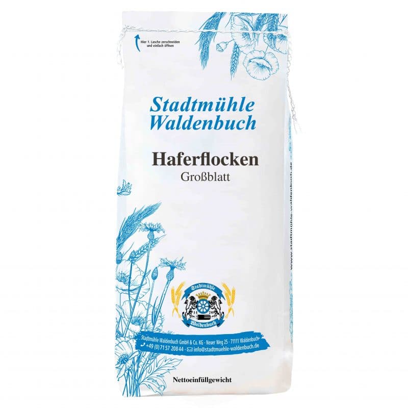 Haferflocken kernig, Lebensmittelqualität – Detailbild 1 – jetzt kaufen bei Stadtmühle Waldenbuch