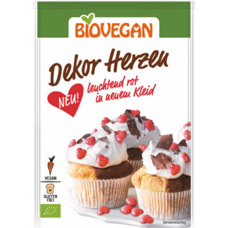 BioVegan Rote Dekor-Herzen Vollkornkern 35 g – jetzt kaufen bei Stadtmühle Waldenbuch
