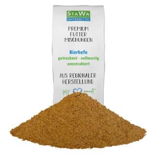 StaWa Bierhefe | 100% reines Naturprodukt | getrocknet, vollwertig, unextrahiert