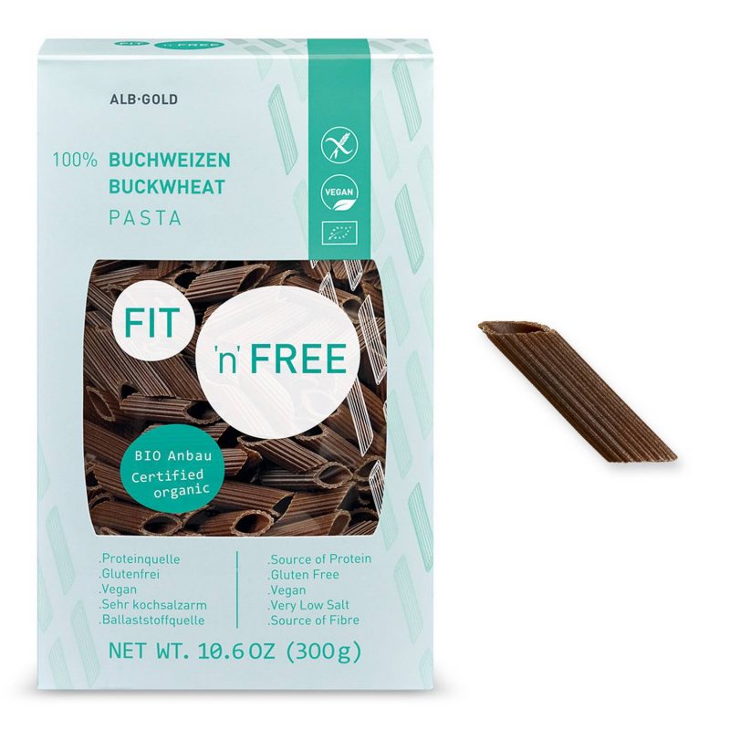 ALB-GOLD Bio FIT´n´FREE Buchweizen Penne – jetzt kaufen bei Stadtmühle Waldenbuch Onlineshop