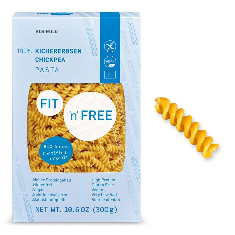 ALB-GOLD Bio FIT´n´FREE Kichererbse Fusilli – jetzt kaufen bei Stadtmühle Waldenbuch Onlineshop