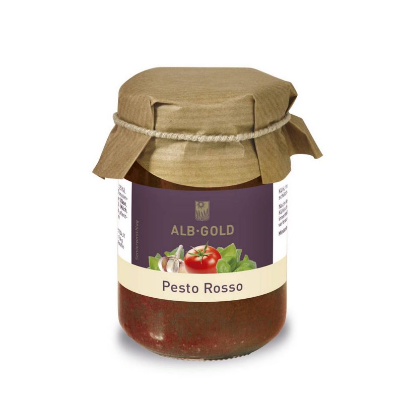ALB-GOLD Pesto Rosso 130 g - 130 g – jetzt kaufen bei Stadtmühle Waldenbuch Onlineshop