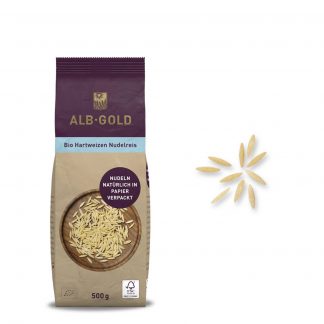 ALB-GOLD Bio Hartweizen Pasta Nudelreis – jetzt kaufen bei Stadtmühle Waldenbuch Onlineshop