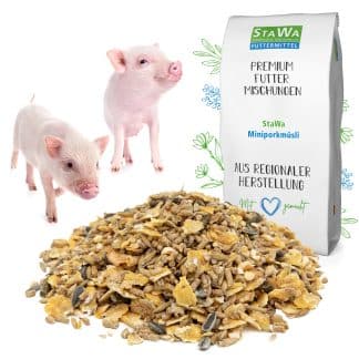 StaWa Miniporkmüsli 15 kg !!! GVO-frei !!! | Minischweinfutter | mit Oregano & Petersilie – jetzt kaufen bei Stadtmühle Waldenbuch