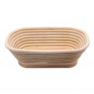 Gärkorb 20 x 14 cm, Boden und Seitenwände gerillt, lang für 500g Brot – jetzt kaufen bei Stadtmühle Waldenbuch