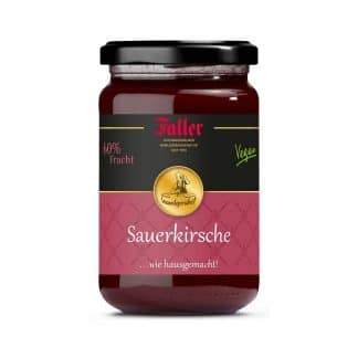 Faller Sauerkirsch-Konfitüre extra 330g, wie hausgemacht! mit 60% Frucht – jetzt kaufen bei Stadtmühle Waldenbuch