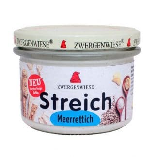 Zwergenwiese Meerrettich Streich, 180g – jetzt kaufen bei Stadtmühle Waldenbuch