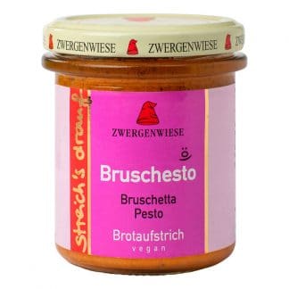 Zwergenwiese Streich’s drauf Bruschesto - Tomate, Knoblauch, Oregano, 160g – jetzt kaufen bei Stadtmühle Waldenbuch
