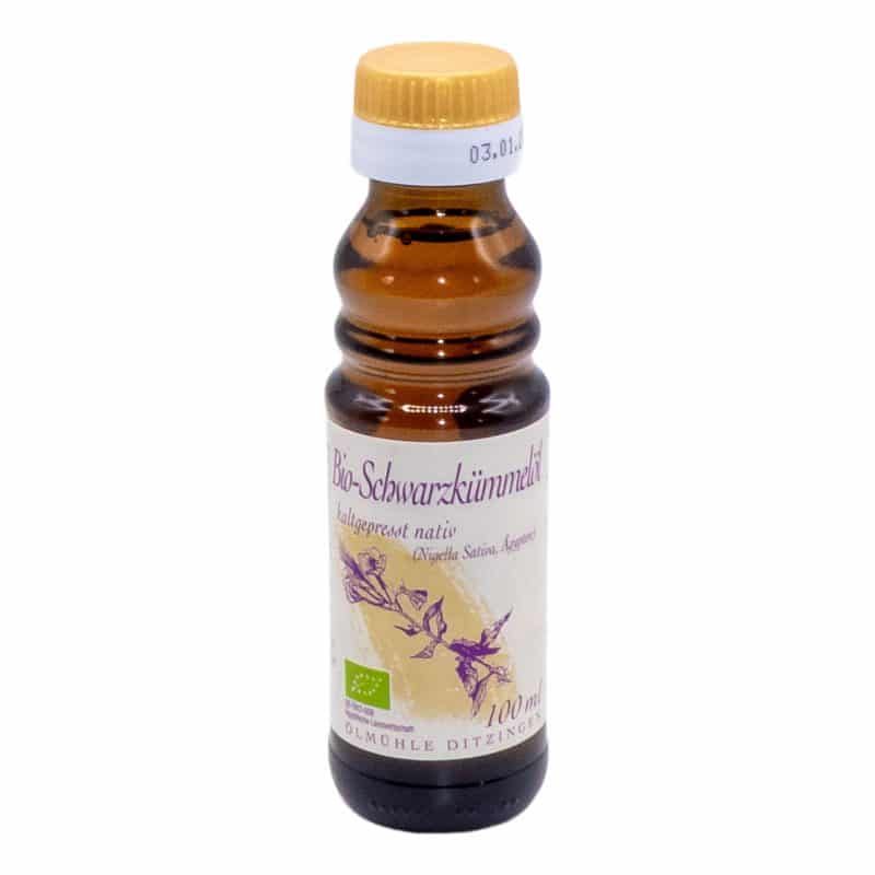 Ölmühle Ditzingen, Bio-Schwarzkümmelöl, 100 ml – jetzt kaufen bei Stadtmühle Waldenbuch