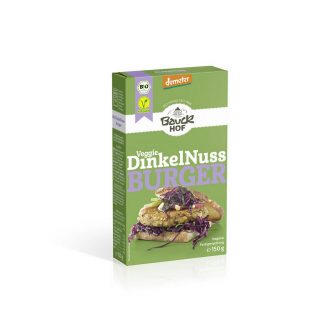 Bauckhof Mühle, Bio DinkelNuss-Burger Demeter – jetzt kaufen bei Stadtmühle Waldenbuch Onlineshop