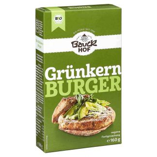 Bauckhof Mühle, Bio Grünkern-Burger 160g – jetzt kaufen bei Stadtmühle Waldenbuch Onlineshop