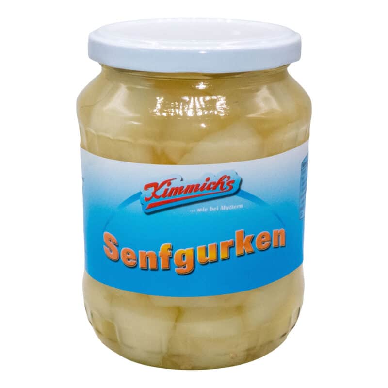 Glas Senfgurken