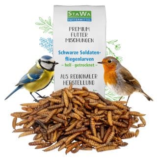 StaWa Schwarze Soldatenfliegenlarven, hell - Hermetia Larven getrocknet - 1 kg – jetzt kaufen bei Stadtmühle Waldenbuch
