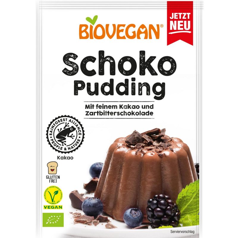 Verpackung BIOVEGAN SchokoPudding