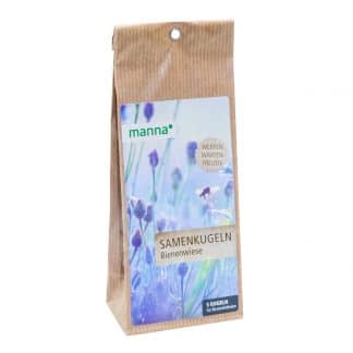 Verpackung Samenkugeln Blütenwiese