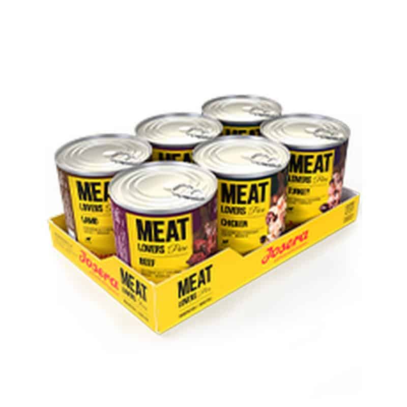 Josera Meat Lovers Pure Multipack Hundefutter – Detailbild 1 – jetzt kaufen bei Stadtmühle Waldenbuch