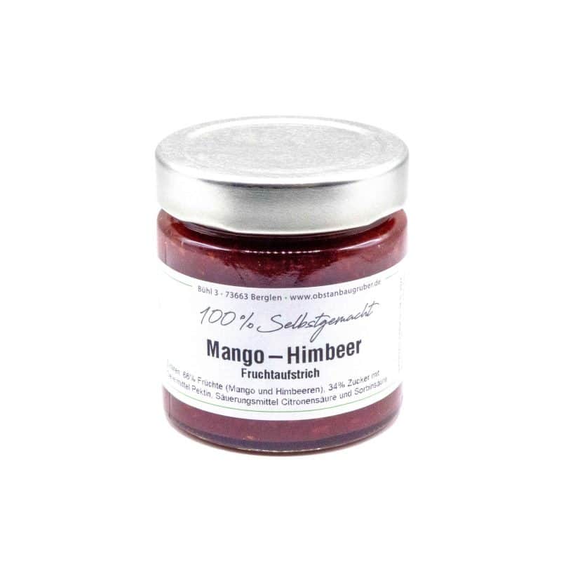 Gruber Mango-Himbeer Fruchtaufstrich