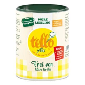 tellofix Frei von Klare Brühe (ehem. Klare Delikatess-Suppe Frei von) – jetzt kaufen bei Stadtmühle Waldenbuch
