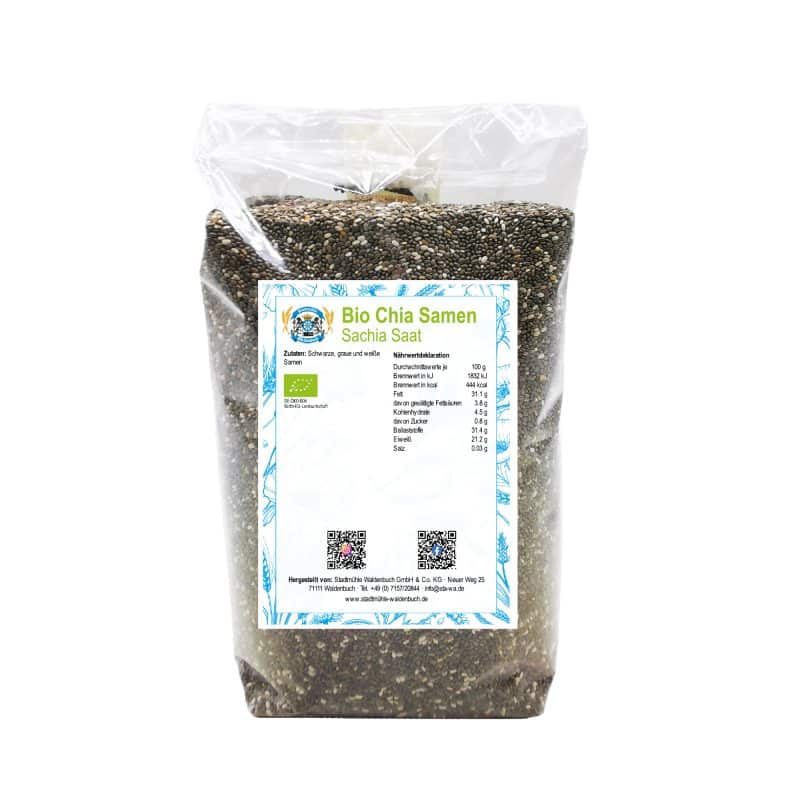 Bio Chia Samen Sachia Saat – jetzt kaufen bei Stadtmühle Waldenbuch