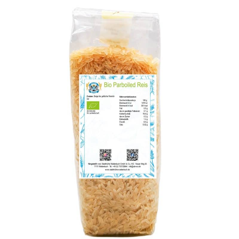 Bio Parboiled Reis – jetzt kaufen bei Stadtmühle Waldenbuch