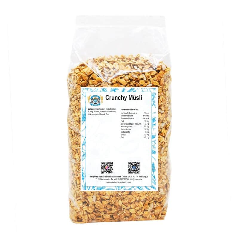 Crunchy Müsli – jetzt kaufen bei Stadtmühle Waldenbuch