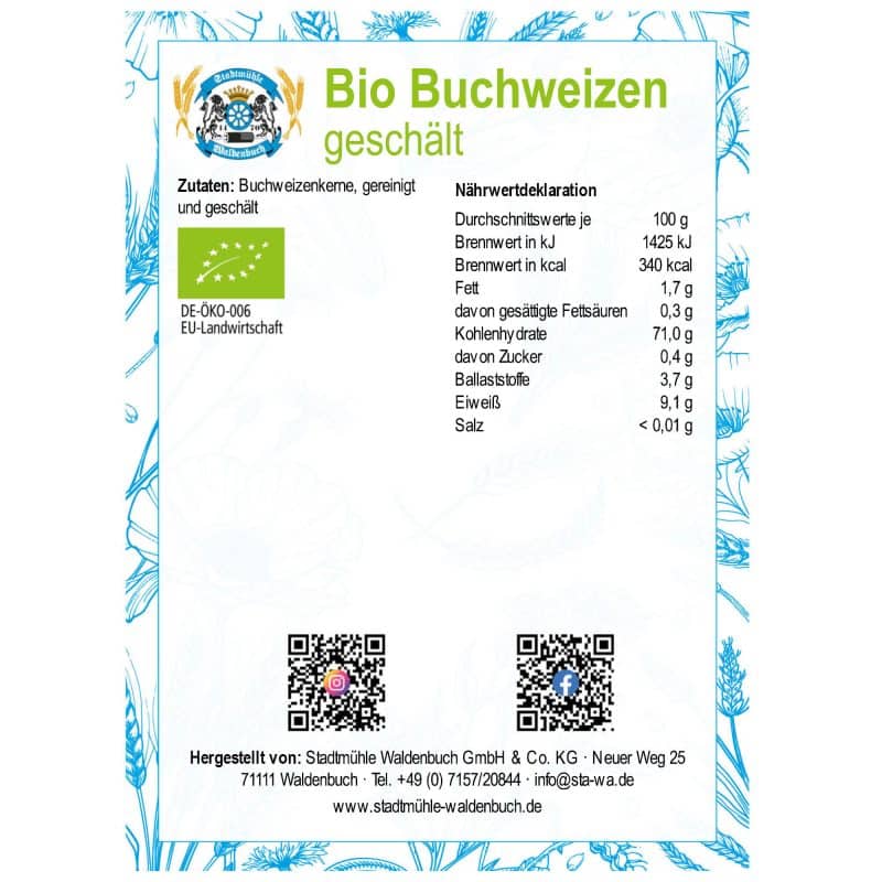 Bio Buchweizen geschält – Detailbild 2 – jetzt kaufen bei Stadtmühle Waldenbuch
