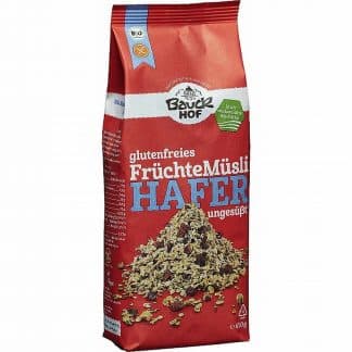 Bio Hafermüsli Früchte