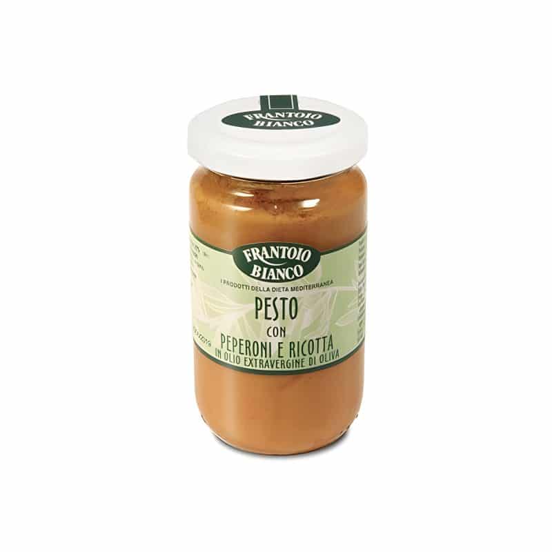 Pesto con peperoni e ricotta